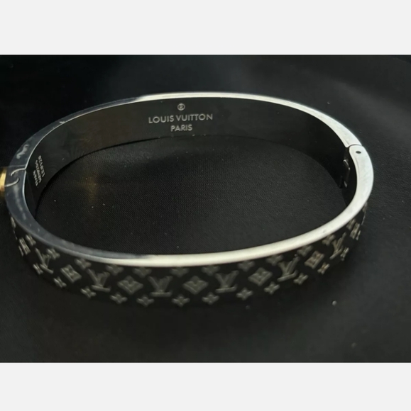 Authentic Louis Vuitton Silver cuff bangle bracelet - Picture 2 of 9